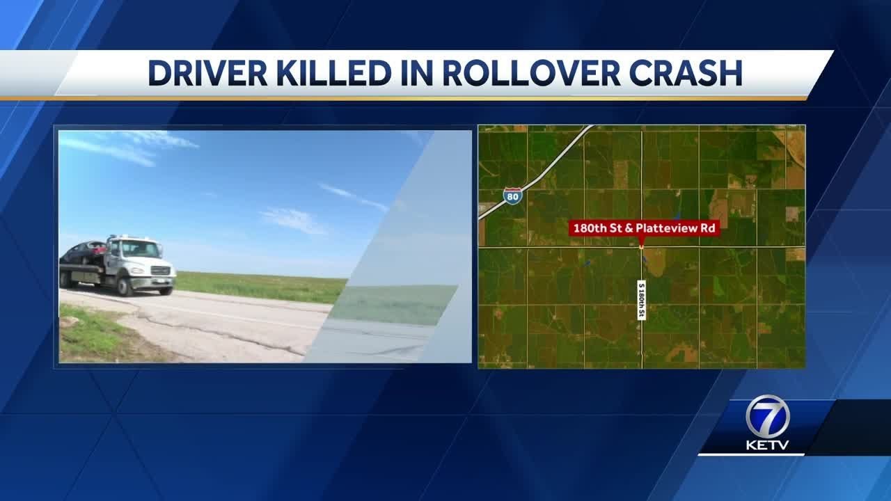 Driver dies after being ejected from vehicle in rollover crash in Sarpy ...