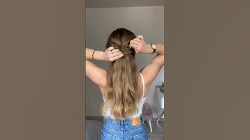 Easy voluminous braid for long hair #hairtutorial #longhair #hairstyle #hairstylegirl #braids