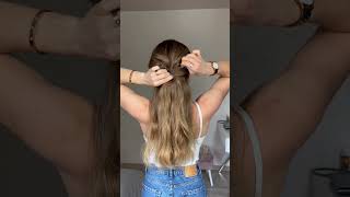 Easy voluminous braid for long hair #hairtutorial #longhair #hairstyle #hairstylegirl #braids