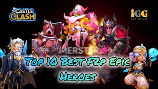 Best Heroes for F2P Players | Epic Heores  (All The Builds Include) | Castle Clash screenshot 4