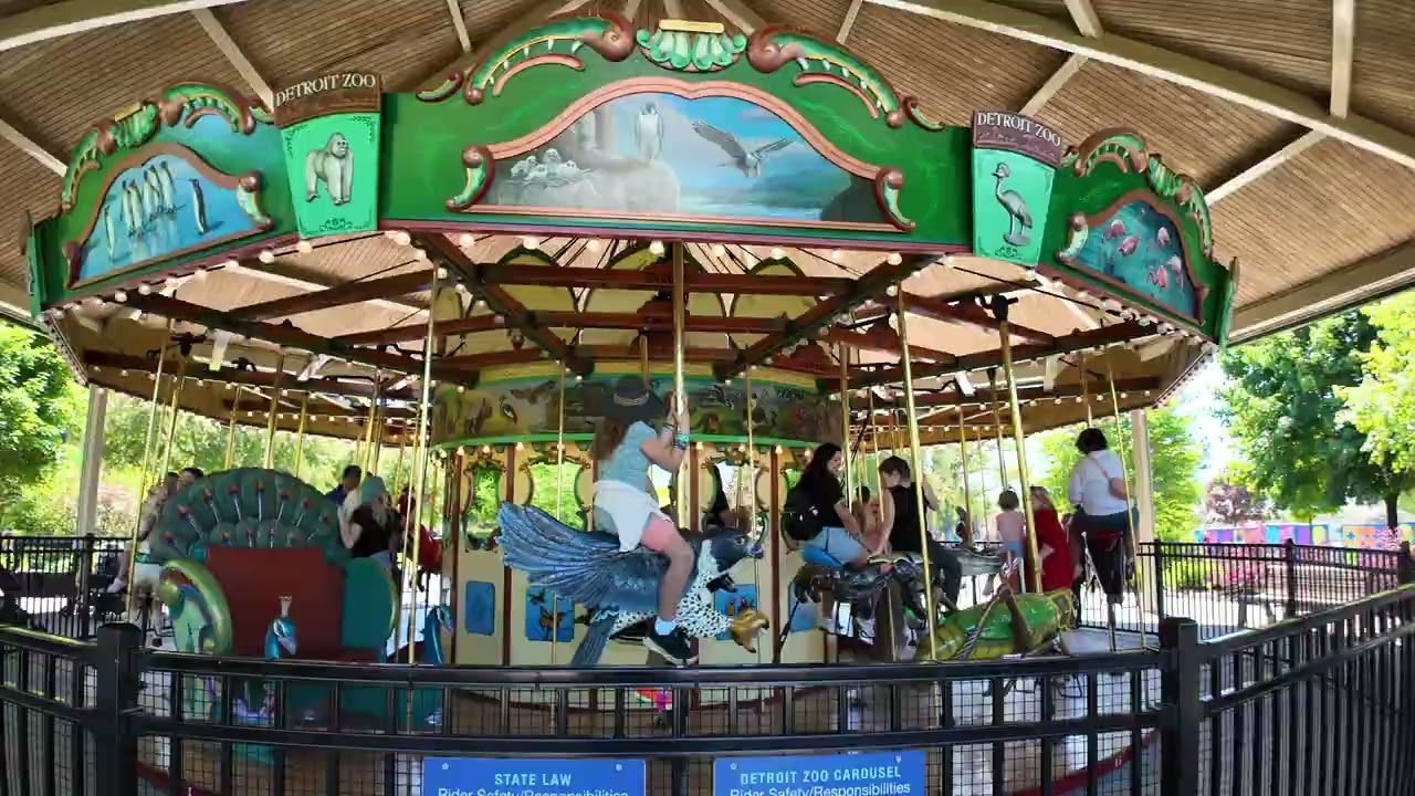 Detroit Zoo carousel Memorial Day 2025