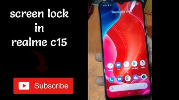 Realme C15 me Pattern Lock Kaise Lagaye | How to set Pattern Lock in Realme C15