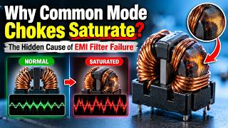 Why Common Mode Chokes Saturate The Hidden Cause of EMI Filter Failure