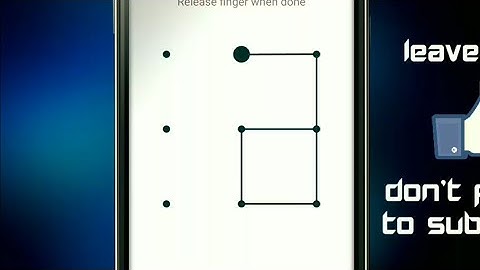A to Z Alphabets using ANDROID pattern lock | All alphabet pattern lock .