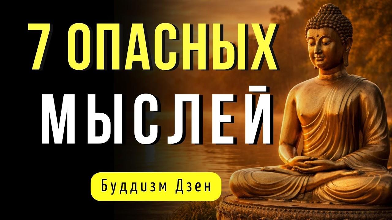 7 ПРИЗНАКОВ, ЧТО ТВОИ МЫСЛИ ПОРТЯТ ТВОЮ ЖИЗНЬ | Буддизм Дзен
