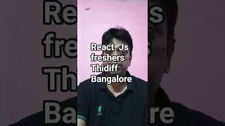 React Native Developer Fresher Job | ThiDiff Bangalore Hiring Now!