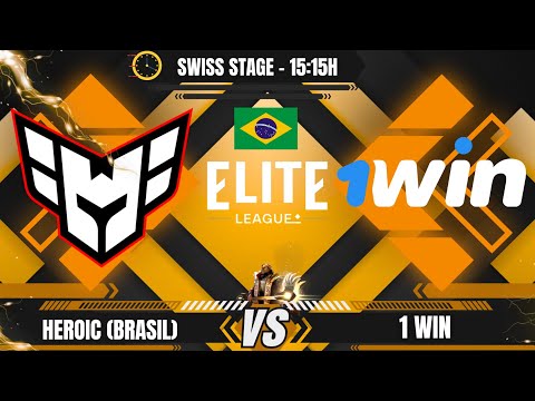 HEROIC (BRASIL) X 1WIN - ELITE LEAGUE - SWISS STAGE - @VINI