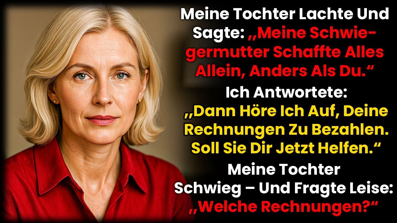 Meine Tochter Sagte; Meine Schwiegermutter Schaffte Alles Allein – Doch Sie Wusste Nicht, Dass…