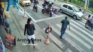 Caída Chica Moto