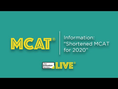 MCAT Information: 