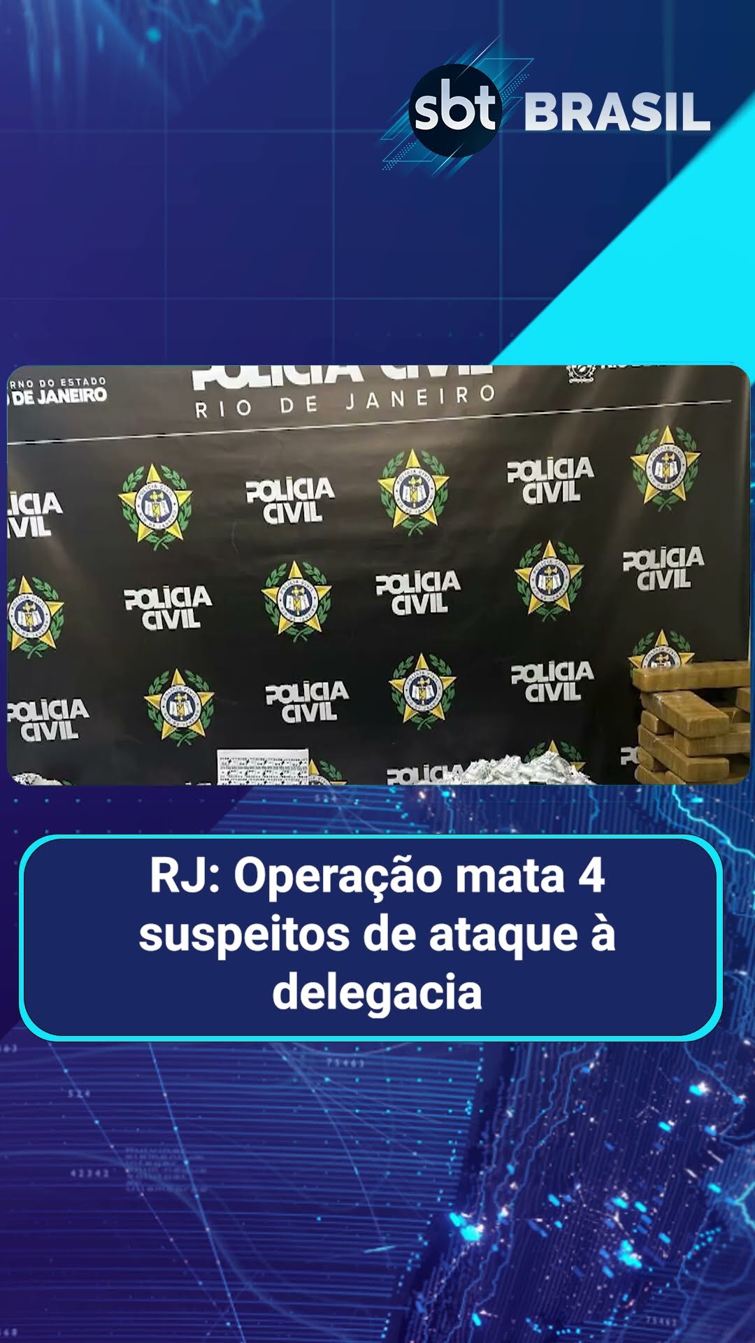 Operação contra criminosos que atacaram delegacia deixa quatro mortos | SBT Brasil (22/02/25)