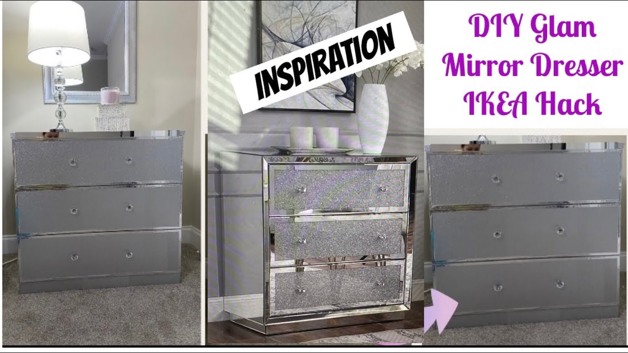 mirrored contact paper  Diy wall decals, Diy dresser, Diy mirror