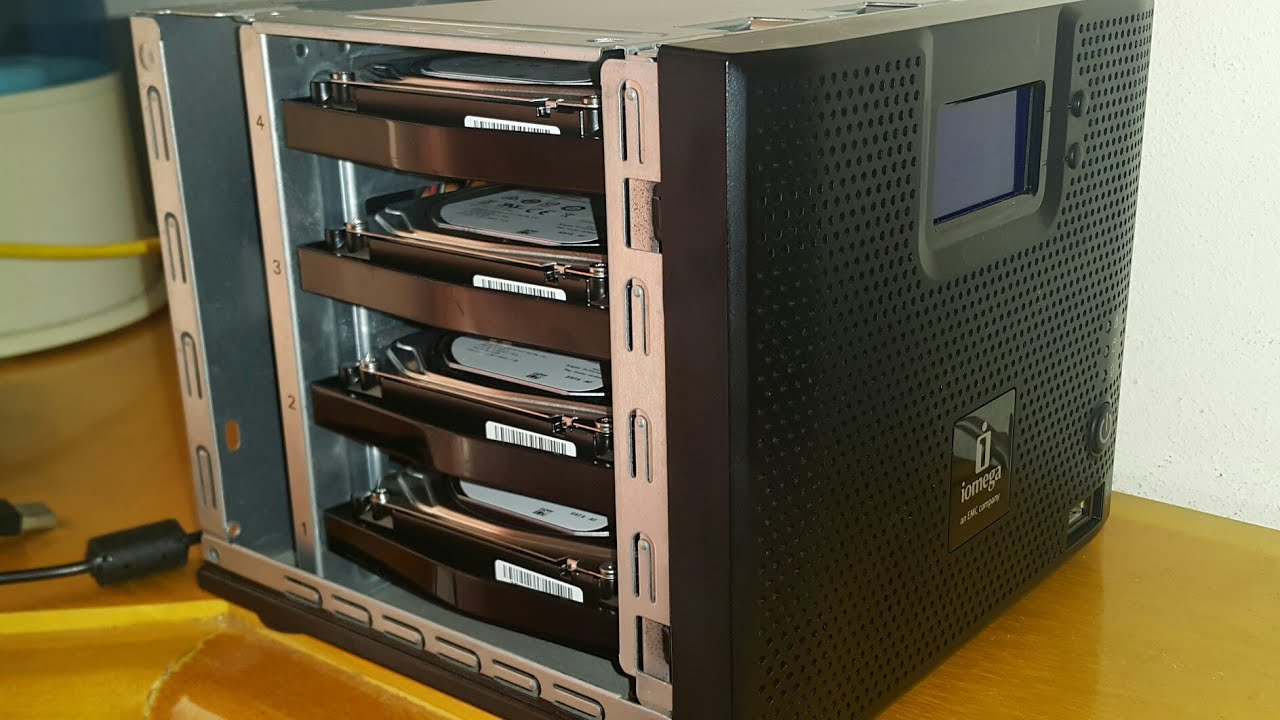 StorCenter Iomega ix4 200d - Adicionando HDs - Criando Raid - Visualizando Vídeos