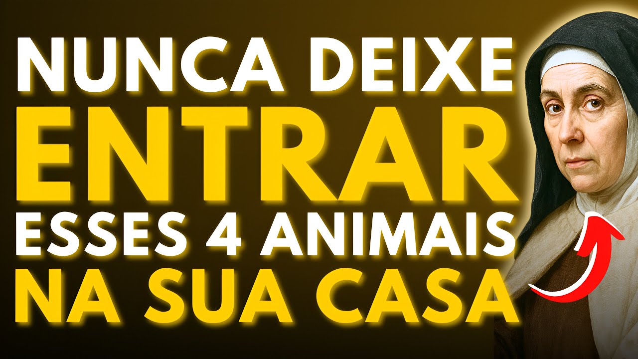 ⚠️SANTA TERESA REVELOU: 4 ANIMAIS QUE O CRISTÃO NUNCA DEVE DEIXAR ENTRAR EM CASA—POUCOS SABEM DISSO!