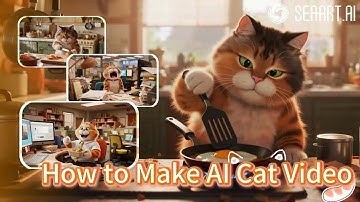 How to Make Viral AI Cat Videos: Cooking Cats & Office Cats, and More!🐱