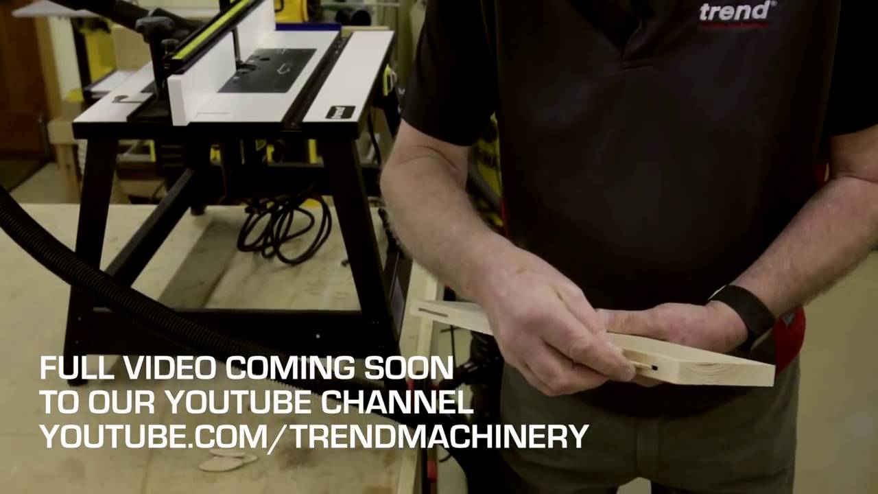 Trend CRT/MK3 Router Table Biscuit Joints