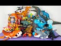 Jurassic World Unboxing Review Asmr Colorful Dinosaur Mosasaurus Utahraptor Maiasaura T-rex