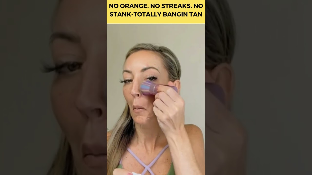 Glowing Skin Tips| Totally Bangin Tanner| #shorts #skincareproducts #skincaretips