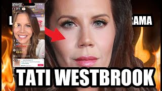 TATI WESTBROOK GOES LIVE ON TIKTOK WITH DRAMA