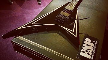 ESP SV-II Offset V Randy Rhoads Style Guitar Up Close Video Review