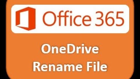 O365   OneDrive Rename File