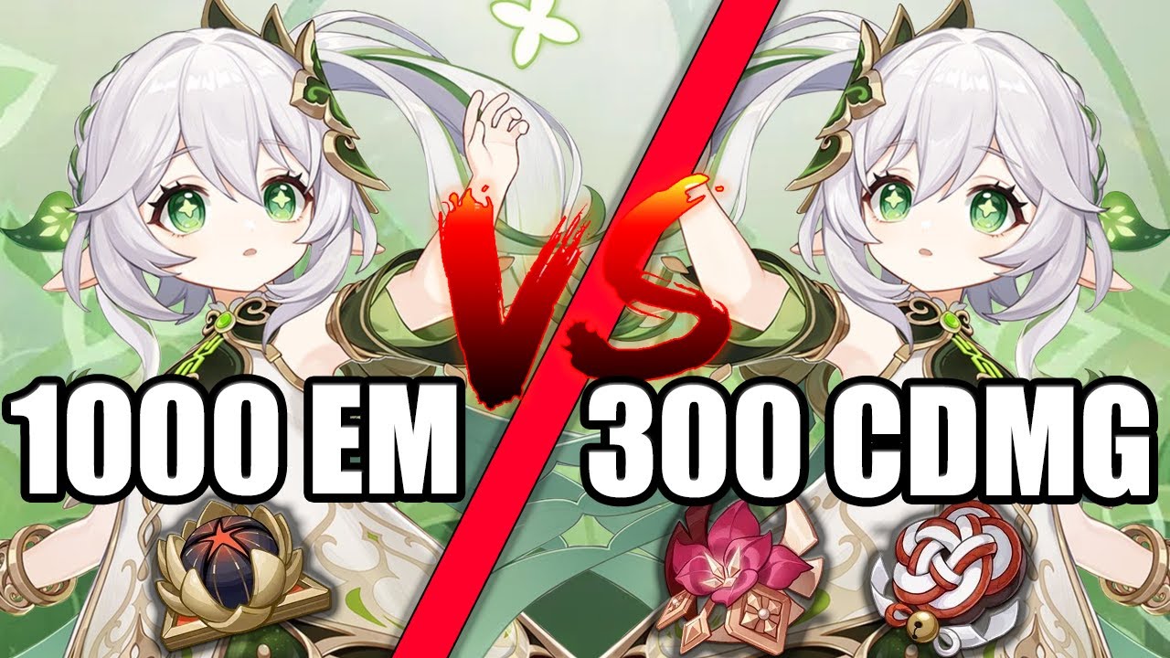 C0 Nahida 1000 Elemental Mastery VS 300% Crit Damage
