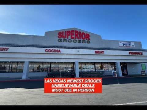 LAS VEGAS SPECIAL SUPERIOR GROCERS OMG DON'T WAIT