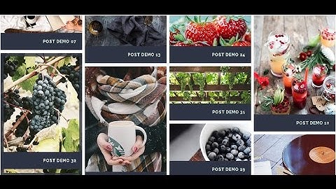 How to create Grid Post with Samsung Loading Effects in WordPress using Visual Composer Addon