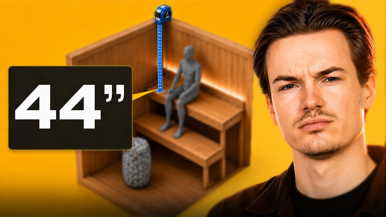 44 Inches: The Sauna Rule That Changes Everything