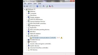 Solved: pci simple communications controller driver windows 7 64bit