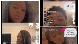 BadkidMacei on  live || Mykel leaked her number || 🤭