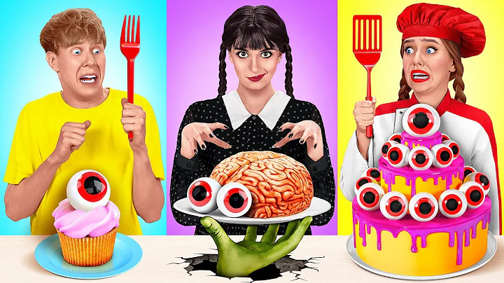 Wednesday vs Grandma Cooking Challenge | Simple Secret Kitchen Hacks and Tools by Multi DO Challenge