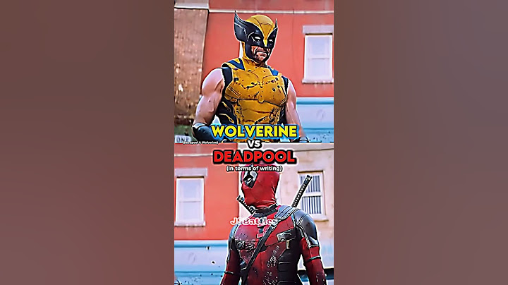 Wolverine vs Deadpool (In terms of writing)