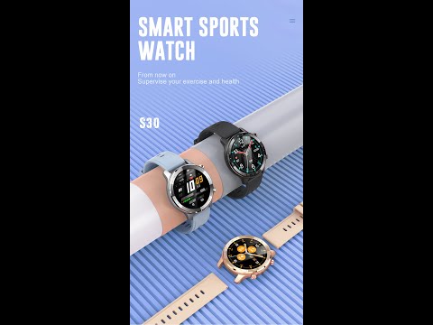 S30  How to connect your phone to smart  watch IOS（MISIRUN）