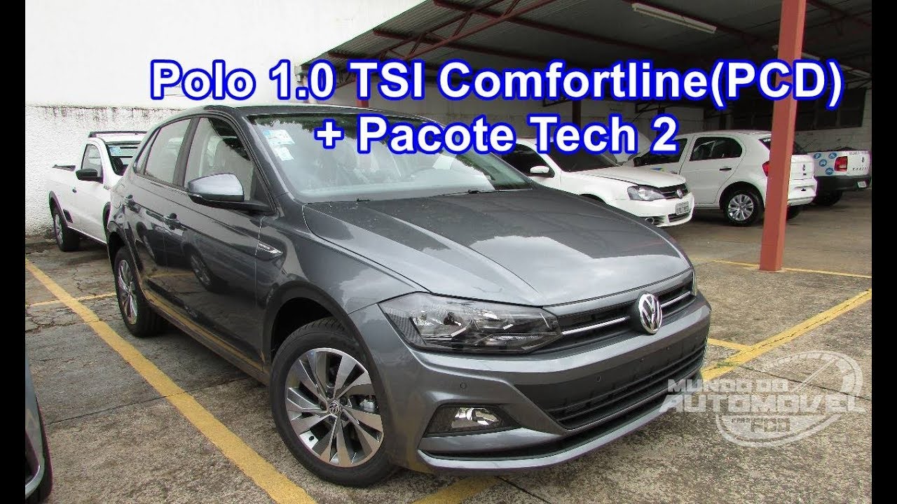 Novo Polo 2018 Comfortline 1.0 TSI AT6 com Pacote Tech 2 ...