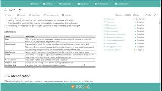 ISO 9001 Clause 6.1 Risks and Opportunities