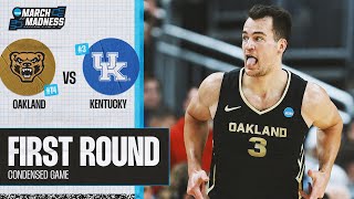 Oakland Vs Kentucky - First Round Ncaa Tournament Extended Highlights