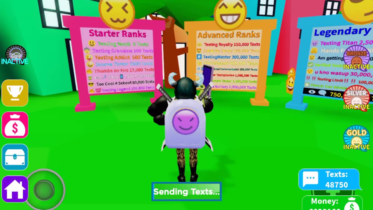 How To Grind Fast In Roblox Texting Simulator For Mobile Youtube - where are the 4 phones in texting simulator roblox