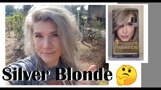 YELLOW BLEACH HAIR TO SMOKEY SILVER | LOREAL PARIS S1 SMOKEY SILVER