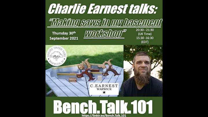 Charlie Earnest talks: "Making saws in my basement...