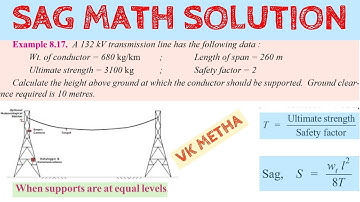 Sag Math Solution 01 || Power system analysis || Bangla