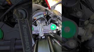 2018 Kawasaki Ninja Zx10r Clearing the codes with out a scanner