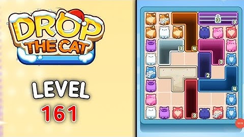 Drop the cat level 161 walkthrough solution gameplay