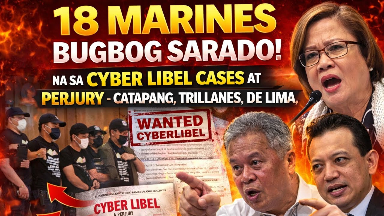 18 MARINES BUGBOG SARADO NA SA CYBER LIBEL CASES AT PERJURY- CATAPANG, TRILLANES, DE LIMA, ETC.