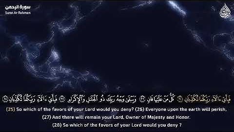 مقتطف من سورة الرحمن محمد صديق المنشاوي