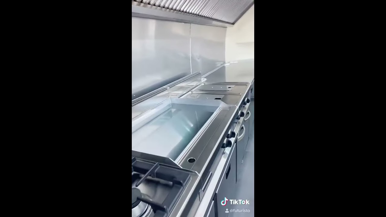 Food truck, food trailer with professional kitchen inside