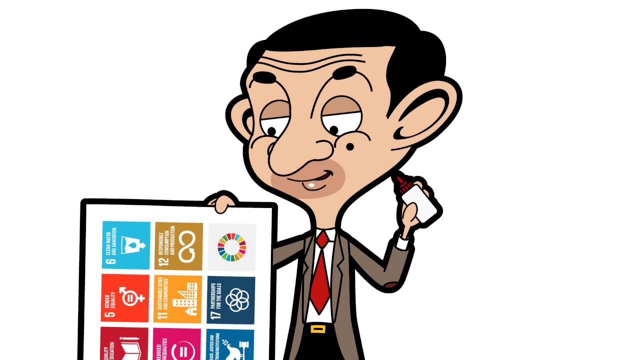 ⁣Mr Bean - Global Goals - Poster