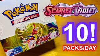 Opening 10 Scarlet Violet Packs by memeboi8677 88 views 9 months ago 6 minutes, 1 second