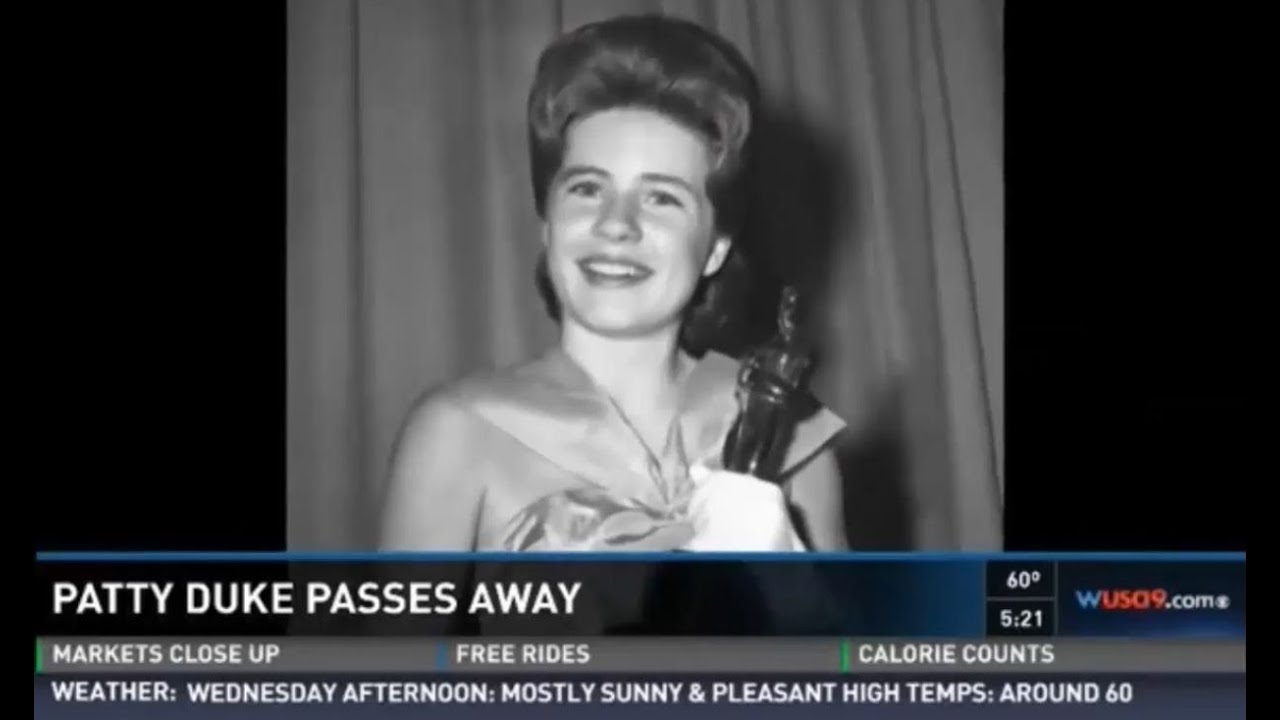 Patty Duke:  News Report of Her Death - March 29, 2016