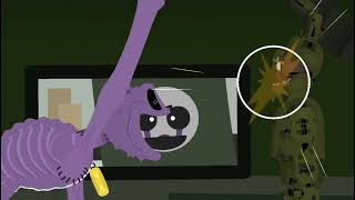 Springtrap vs catnap stick nodes animation jujujujuju
